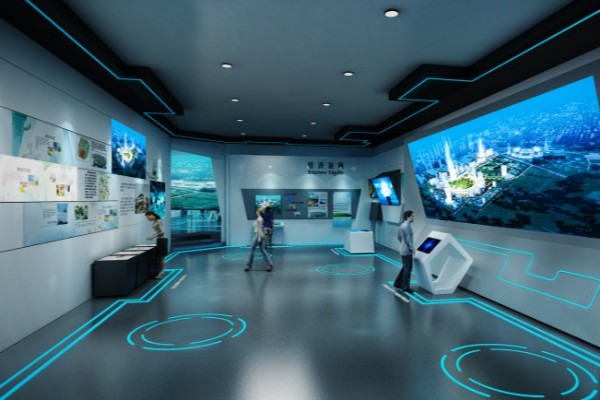 专业展厅设计公司党建主题展厅展馆效果图设计图