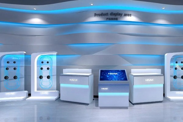 展厅设计方案公司党建服务展览馆效果图设计图