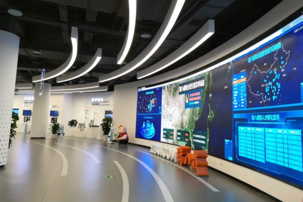 北海智慧党建展馆效果图设计图