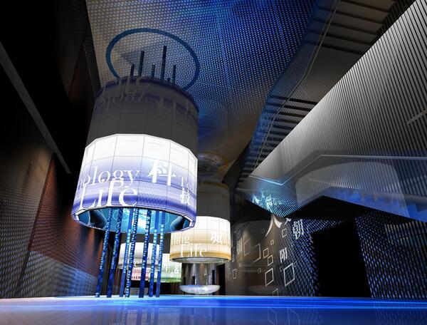 展厅设计企业效果图设计图