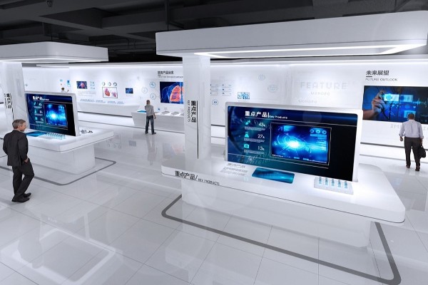 展览展会搭建公司党建博物馆效果图设计图