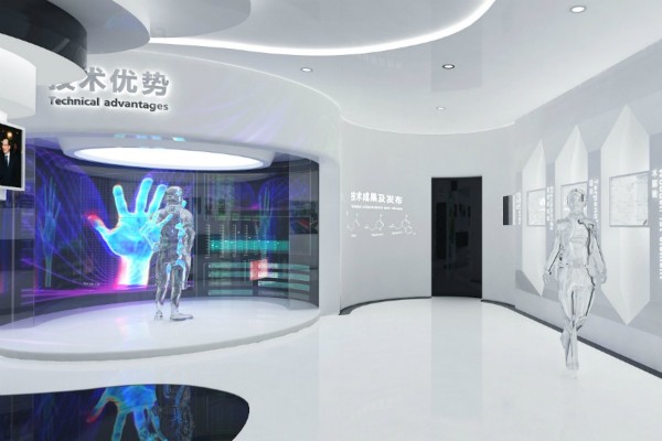 铜陵数字多媒体政府党建展厅展馆设计效果图