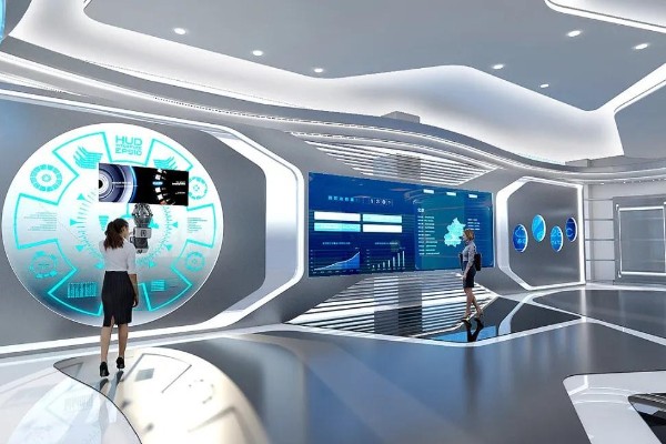 展台搭建公司党建生活馆效果图设计图