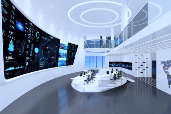 白银数字多媒体智慧党建展厅设计效果图