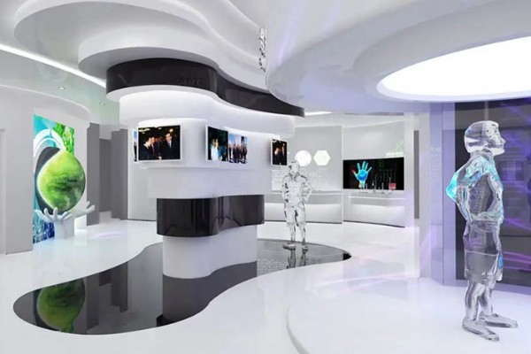 潮州数字多媒体智慧党建体验馆设计效果图