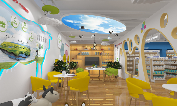 中控控制展厅效果图设计图