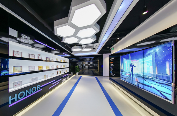 企业展厅装修公司效果图设计图