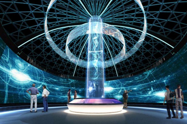 齐齐哈尔社区街道党建馆效果图设计图