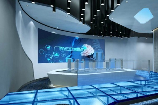 南充数字多媒体政府党建展厅展馆设计效果图