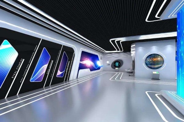 鹤岗数字多媒体智慧党建体验馆设计效果图