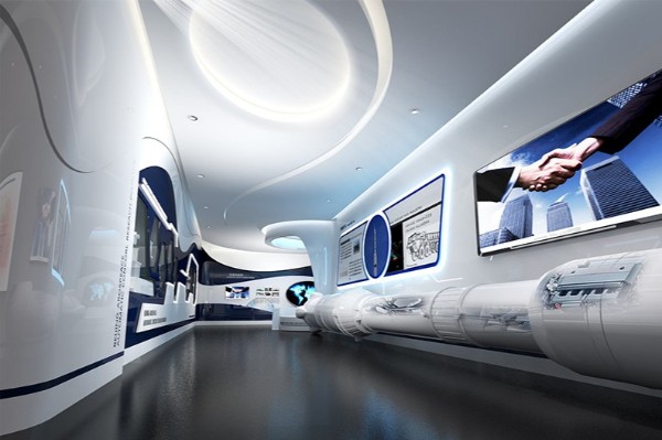 合肥党建主题馆效果图设计图