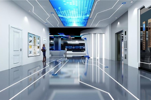 展览馆设计公司乡村振兴招商产品展示馆效果图设计图