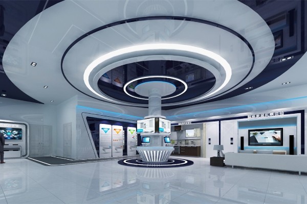 展馆设计施工公司城市文化展览馆效果图设计图