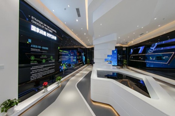 智能制造展厅效果图设计图