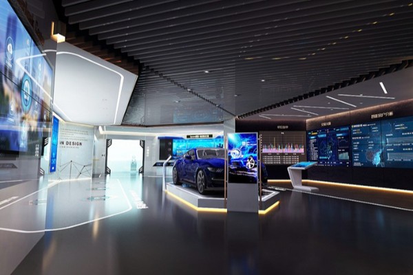 展览展会搭建公司党建博物馆效果图设计图