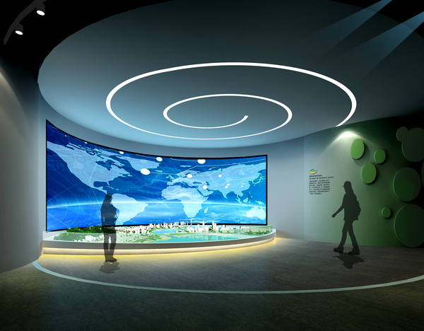 建德展览展厅设计公司党建陈列馆效果图设计图