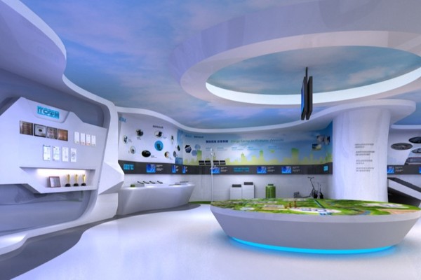 南通多媒体展厅设计公司党建科普馆效果图设计图