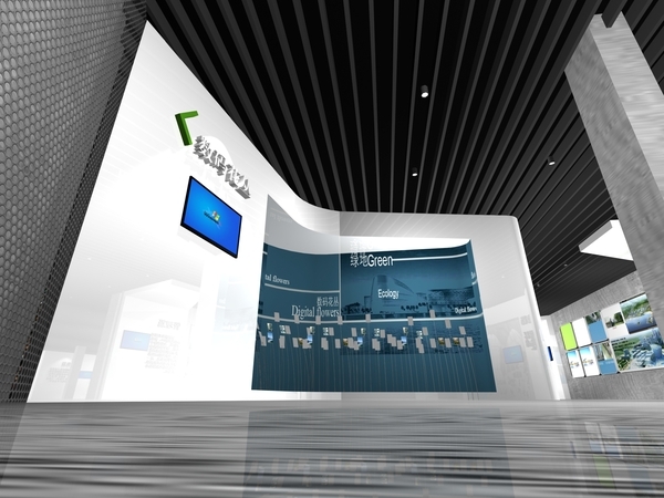 多媒体展厅中控设备效果图设计图