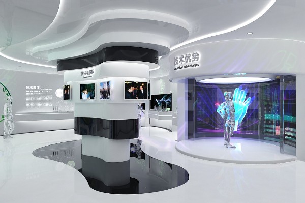 专业展厅设计公司党建主题展厅展馆效果图设计图