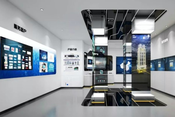 展馆展厅公司农村党建馆效果图设计图