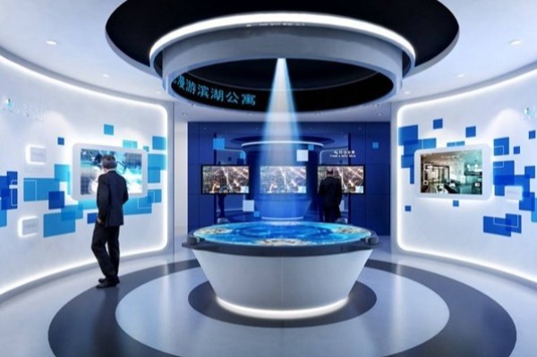 天津数字多媒体党建展厅设计效果图