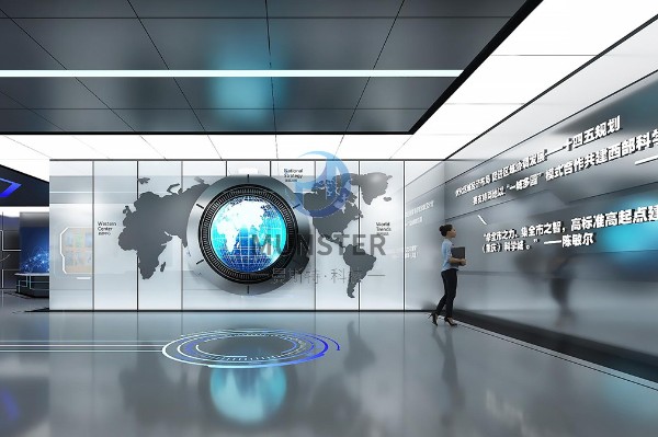 杭州智慧党建展厅效果图设计图