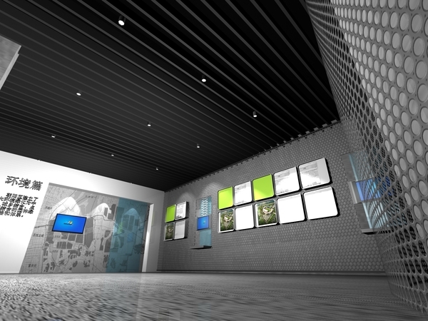 数字展厅中控系统效果图设计图
