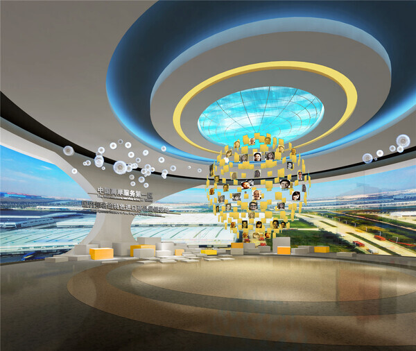 展台设计与搭建公司城市博物馆效果图设计图