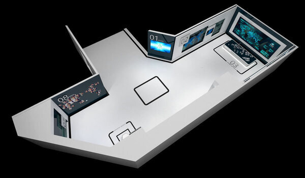 数字沙盘公司效果图设计图