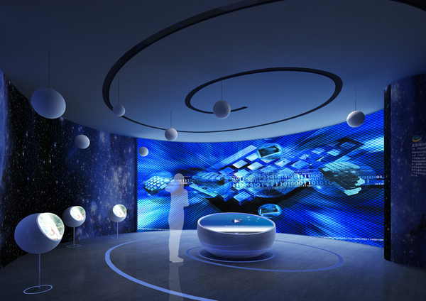 多媒体展项效果图设计图