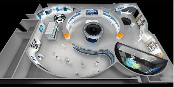 企业馆数字展厅哪家好效果图设计图