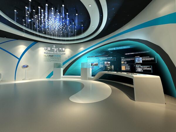 数字化多媒体展厅效果图设计图