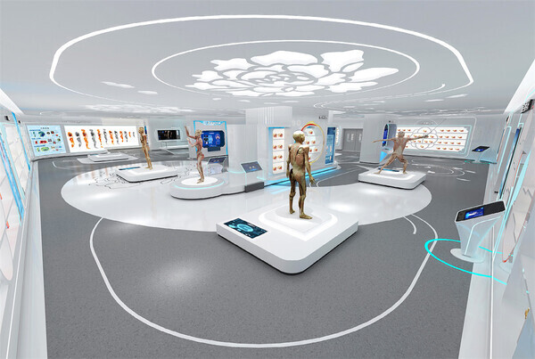 多媒体展厅中控设备效果图设计图