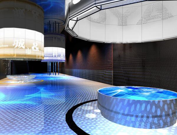 展馆中控效果图设计图