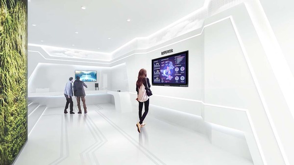 展厅的中控系统价格效果图设计图