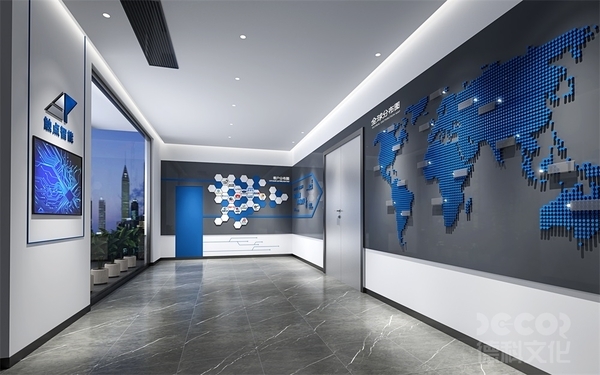 数字企业展厅效果图设计图