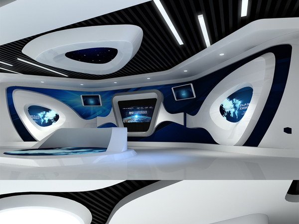 专业展厅装修设计公司效果图设计图