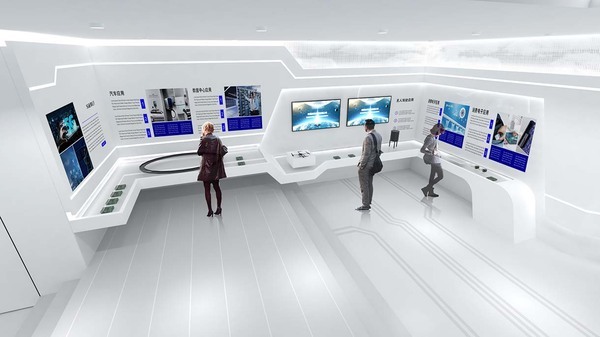 展厅控制效果图设计图