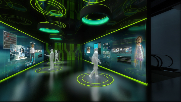 展厅的中控系统价格效果图设计图