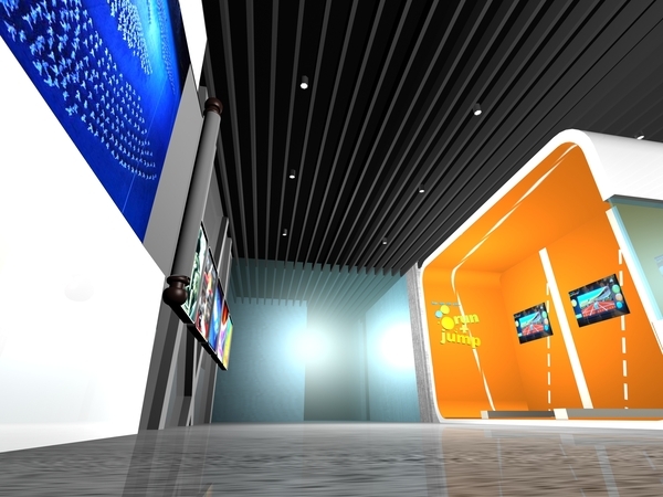 展示馆互动多媒体效果图设计图